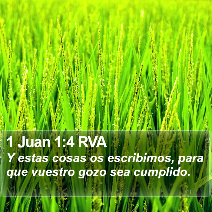 1 Juan 1:4 RVA Bible Study