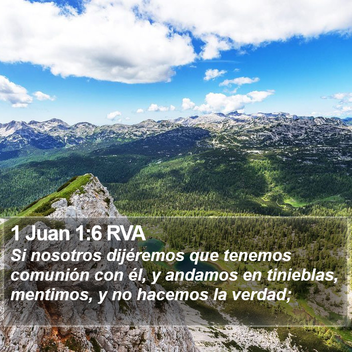 1 Juan 1:6 RVA Bible Study