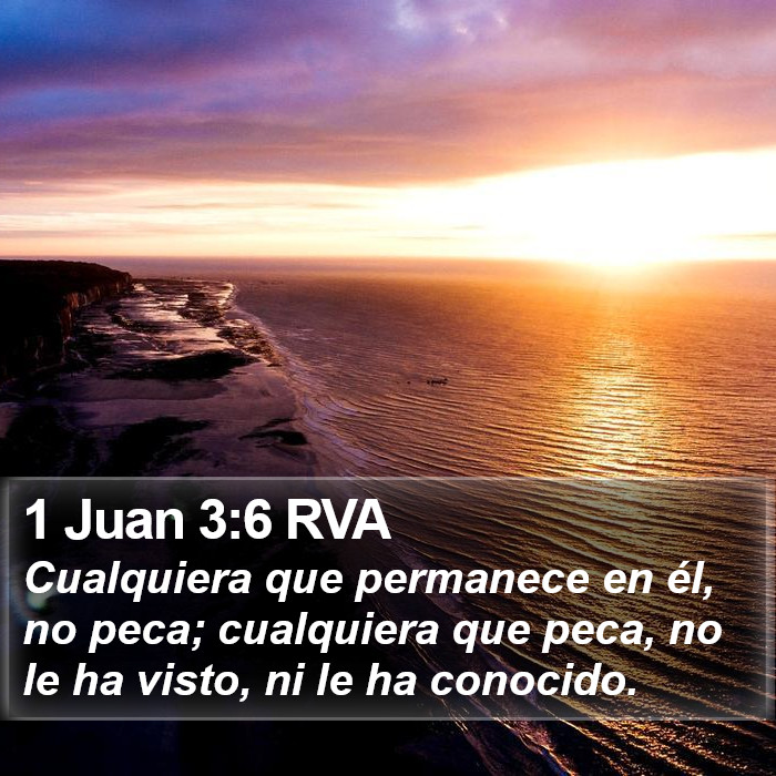 1 Juan 3:6 RVA Bible Study