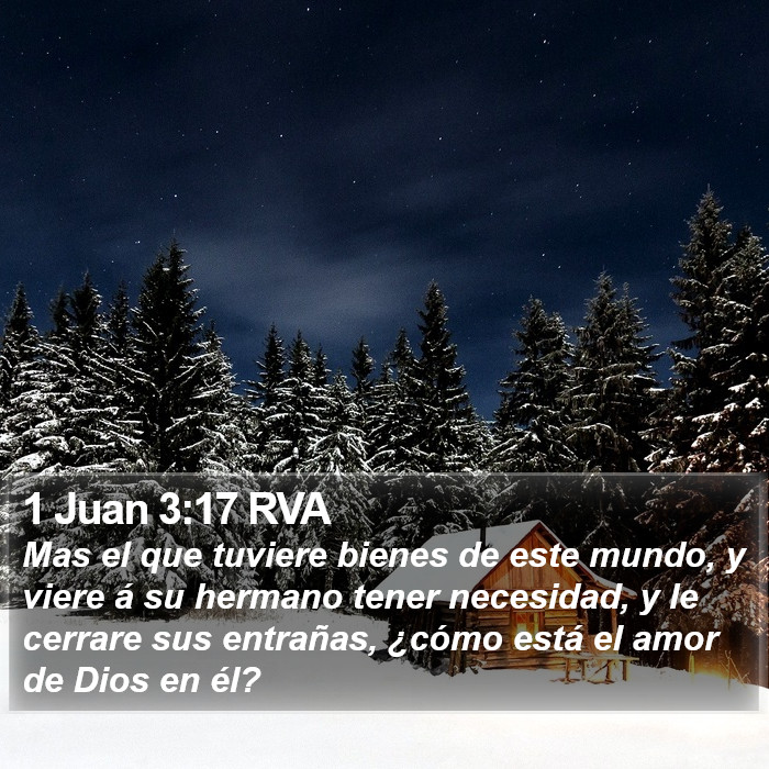 1 Juan 3:17 RVA Bible Study