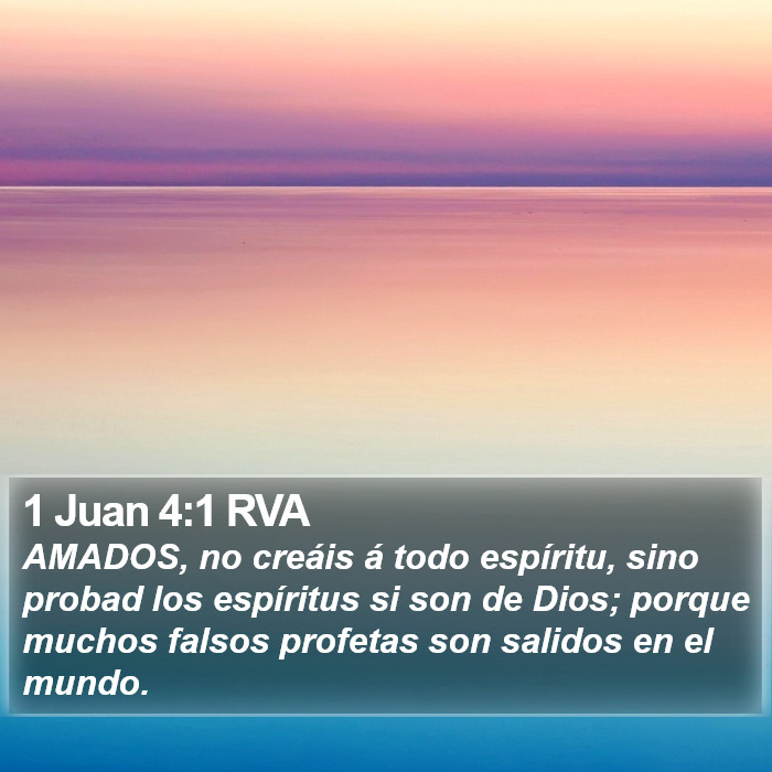 1 Juan 4:1 RVA Bible Study