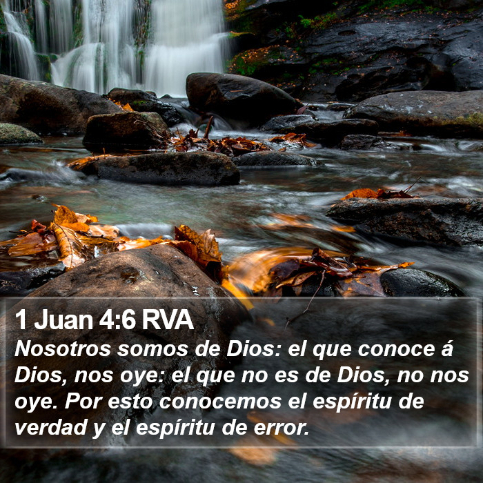 1 Juan 4:6 RVA Bible Study