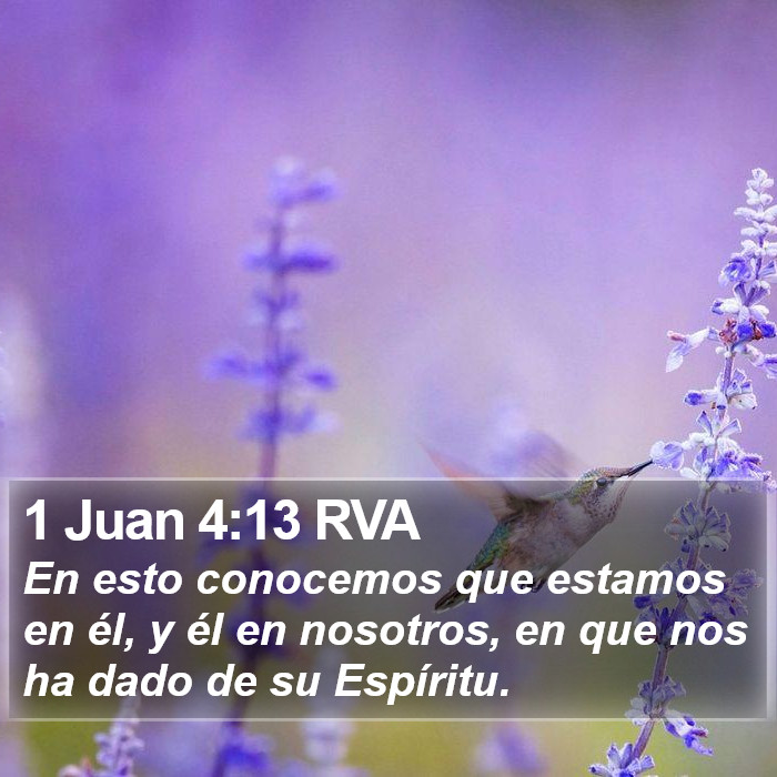 1 Juan 4:13 RVA Bible Study