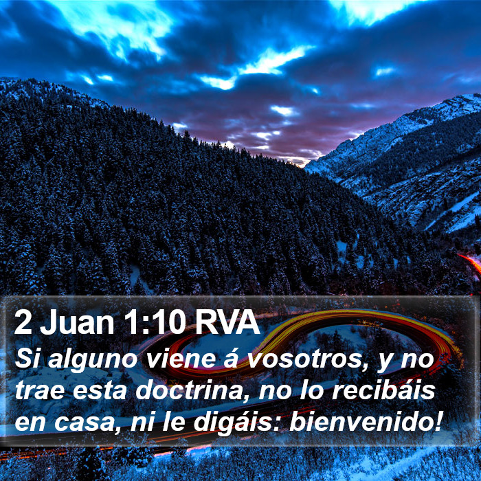 2 Juan 1:10 RVA Bible Study