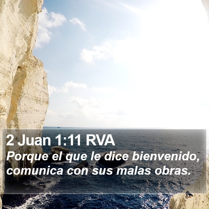 2 Juan 1:11 RVA Bible Study