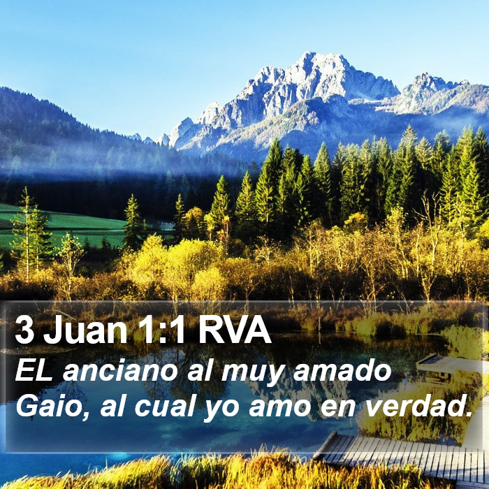 3 Juan 1:1 RVA Bible Study