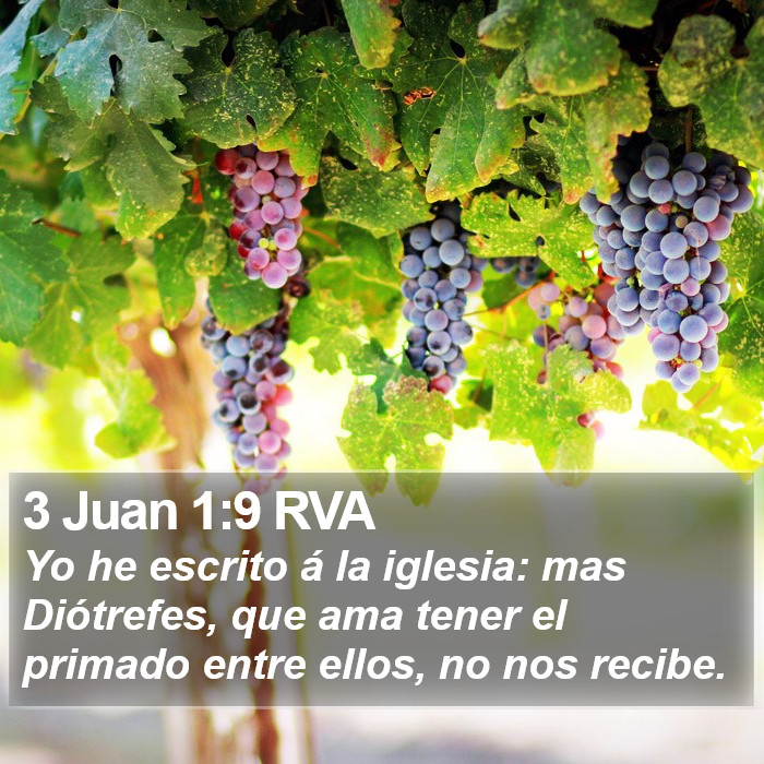 3 Juan 1:9 RVA Bible Study