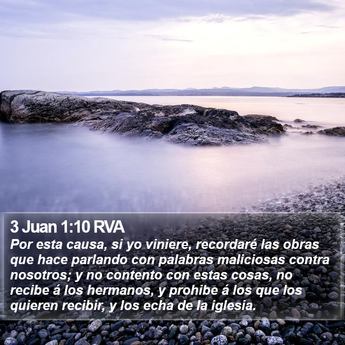 3 Juan 1:10 RVA Bible Study