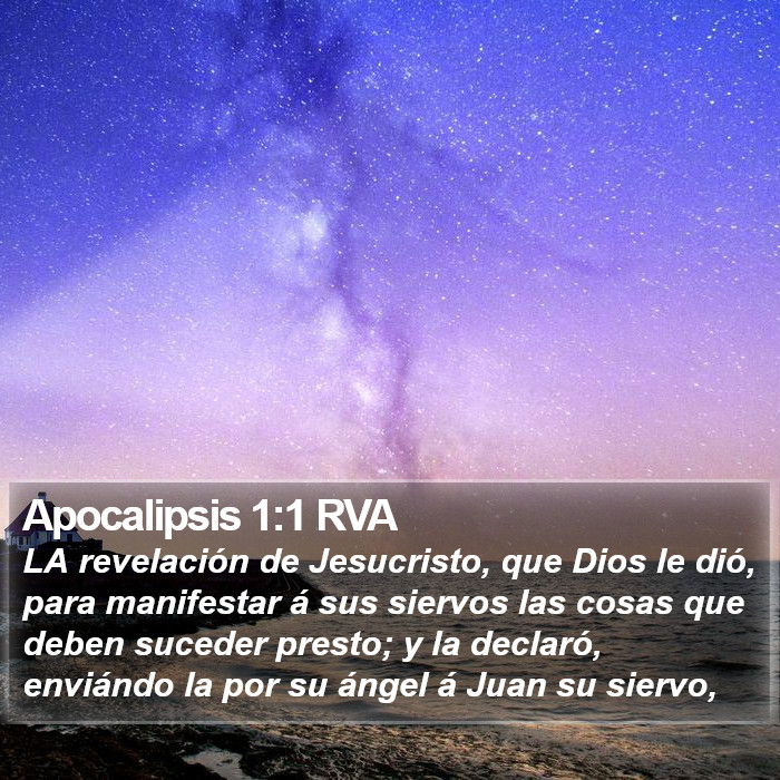 Apocalipsis 1:1 RVA Bible Study