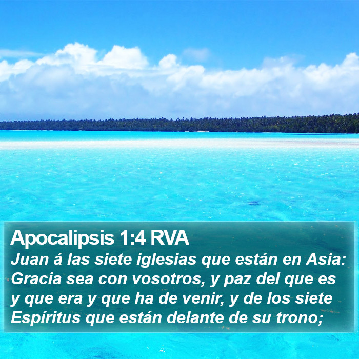 Apocalipsis 1:4 RVA Bible Study