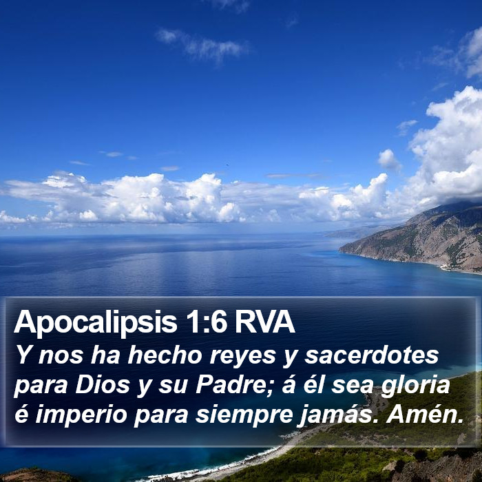 Apocalipsis 1:6 RVA Bible Study