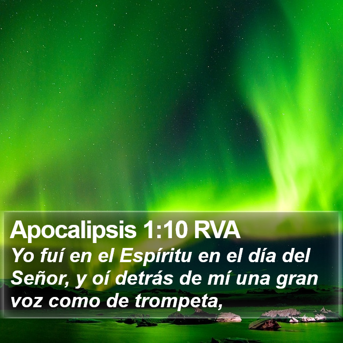 Apocalipsis 1:10 RVA Bible Study