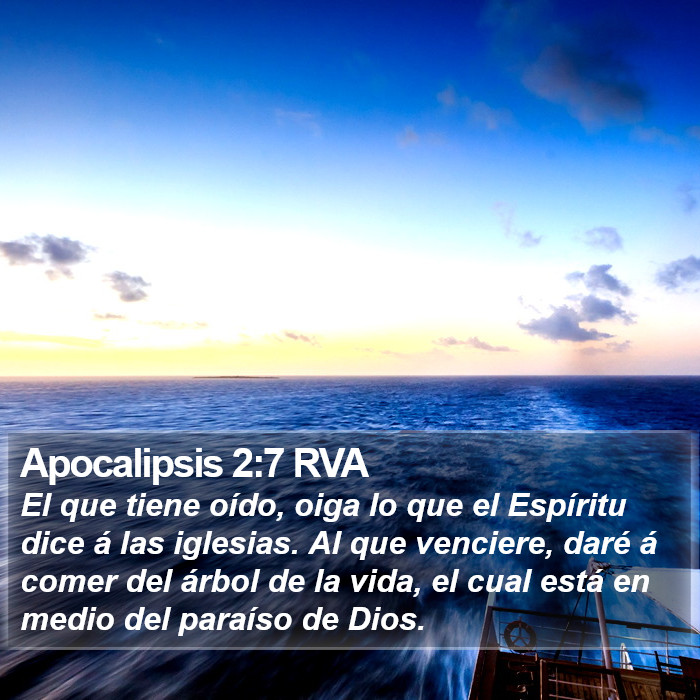 Apocalipsis 2:7 RVA Bible Study