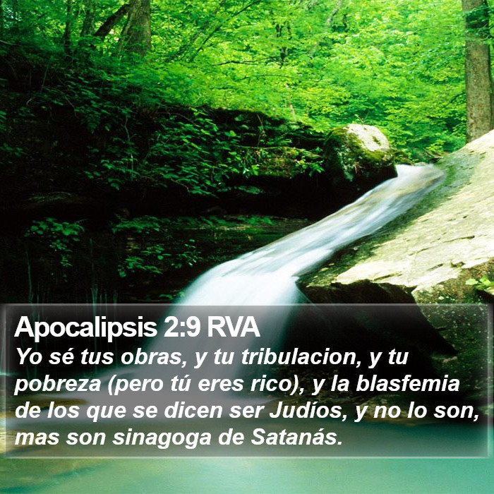 Apocalipsis 2:9 RVA Bible Study