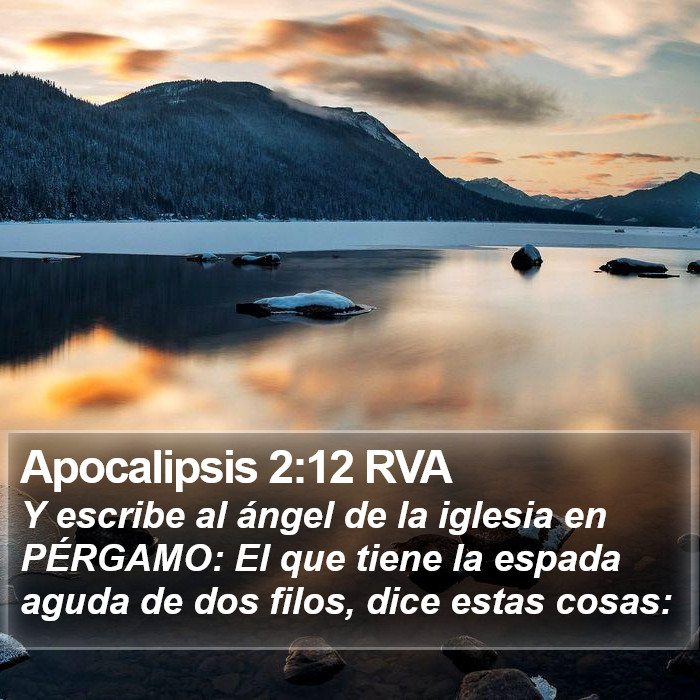 Apocalipsis 2:12 RVA Bible Study