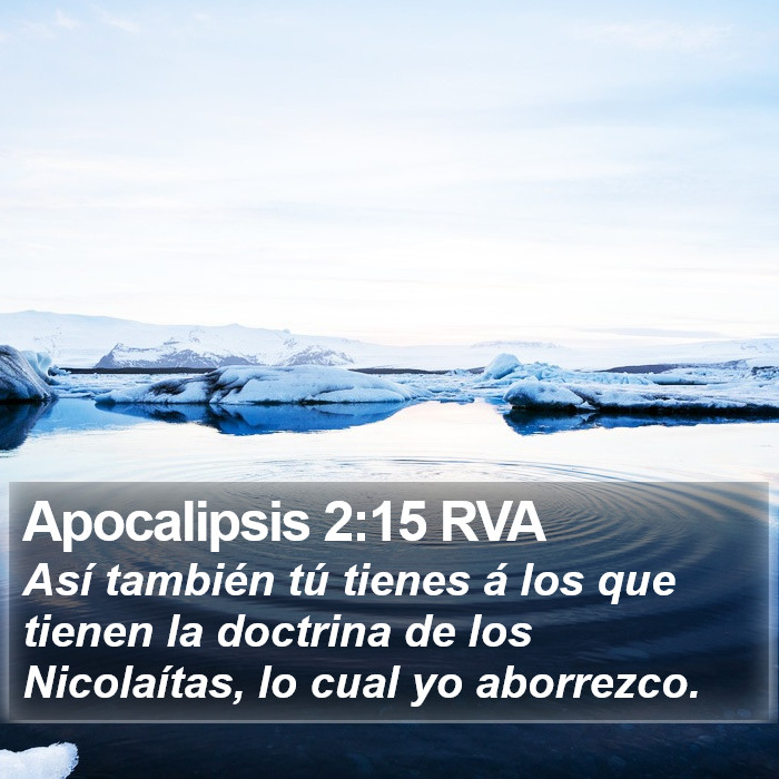 Apocalipsis 2:15 RVA Bible Study