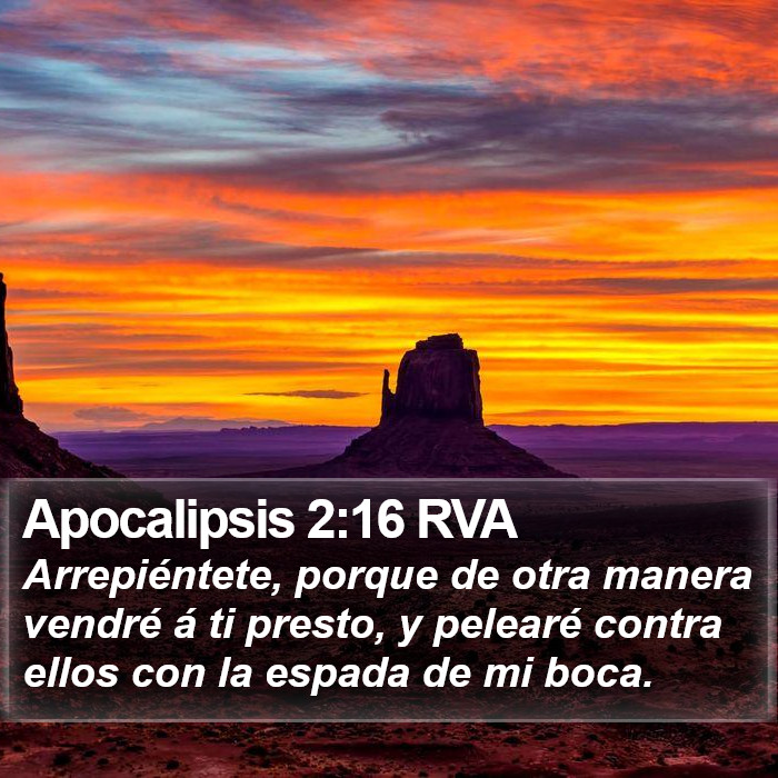 Apocalipsis 2:16 RVA Bible Study