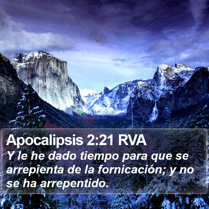 Apocalipsis 2:21 RVA Bible Study