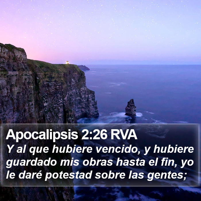 Apocalipsis 2:26 RVA Bible Study