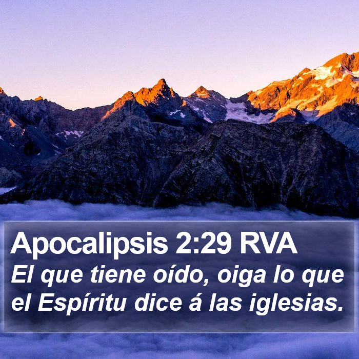 Apocalipsis 2:29 RVA Bible Study