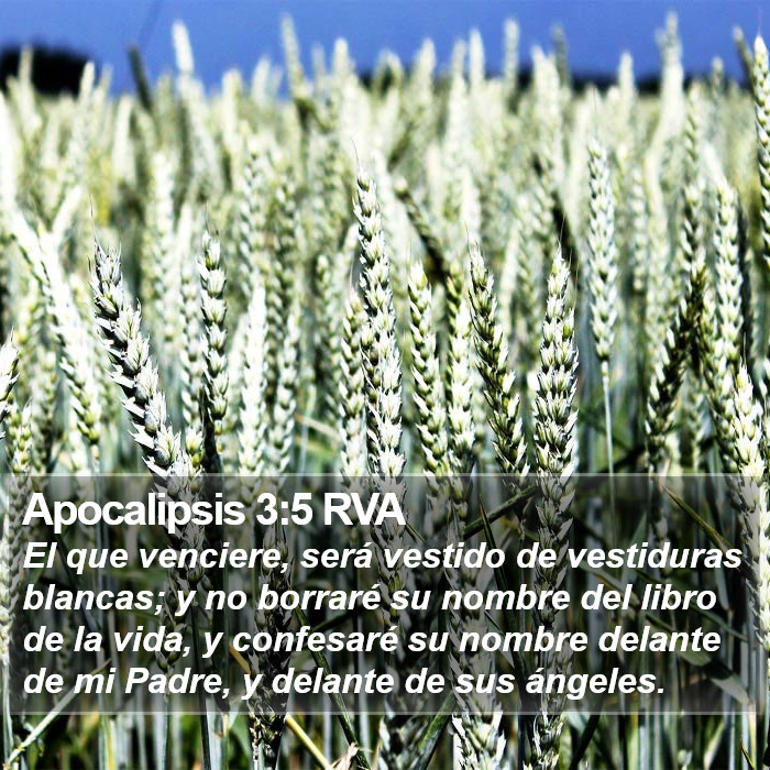 Apocalipsis 3:5 RVA Bible Study