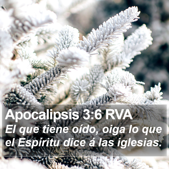 Apocalipsis 3:6 RVA Bible Study