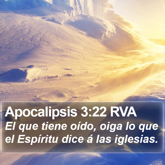 Apocalipsis 3:22 RVA Bible Study