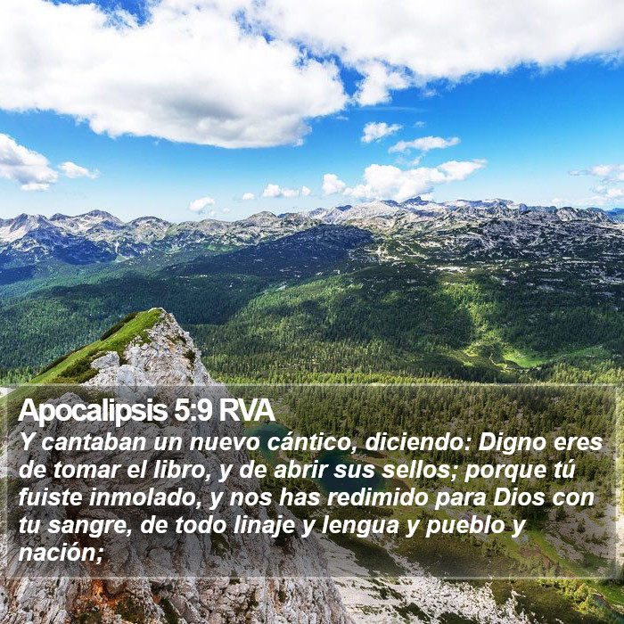 Apocalipsis 5:9 RVA Bible Study