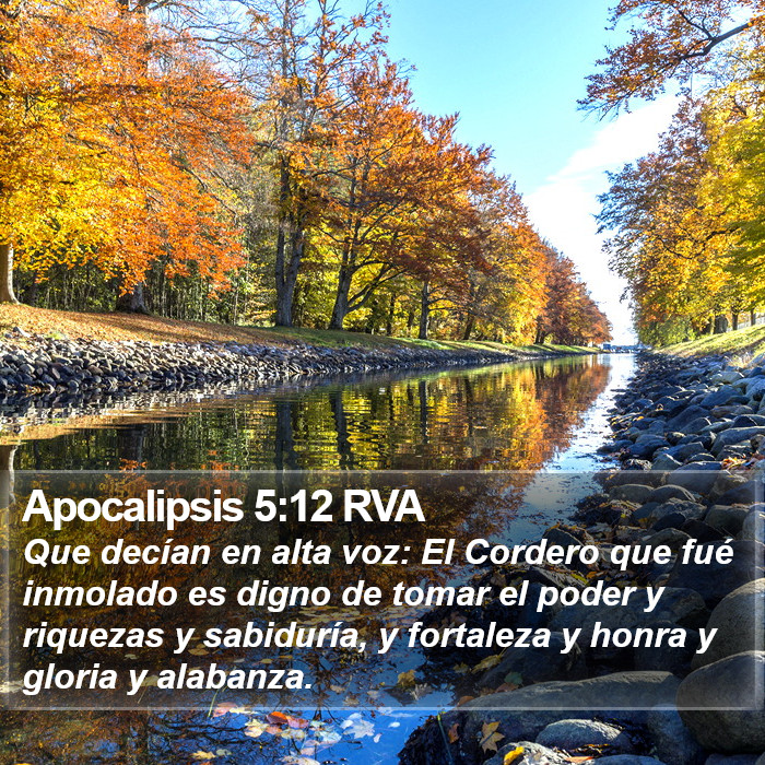 Apocalipsis 5:12 RVA Bible Study