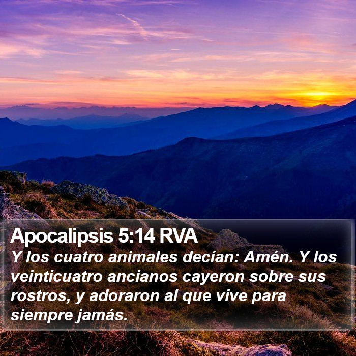 Apocalipsis 5:14 RVA Bible Study