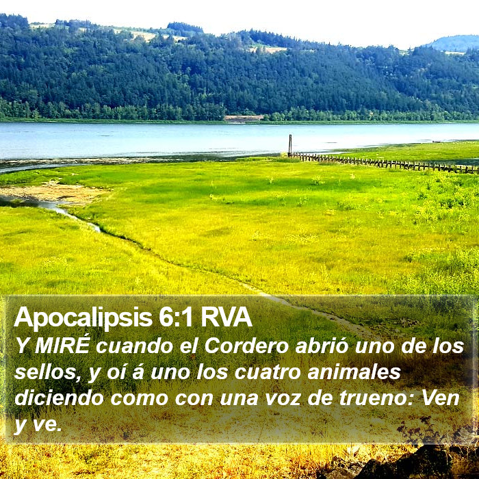 Apocalipsis 6:1 RVA Bible Study