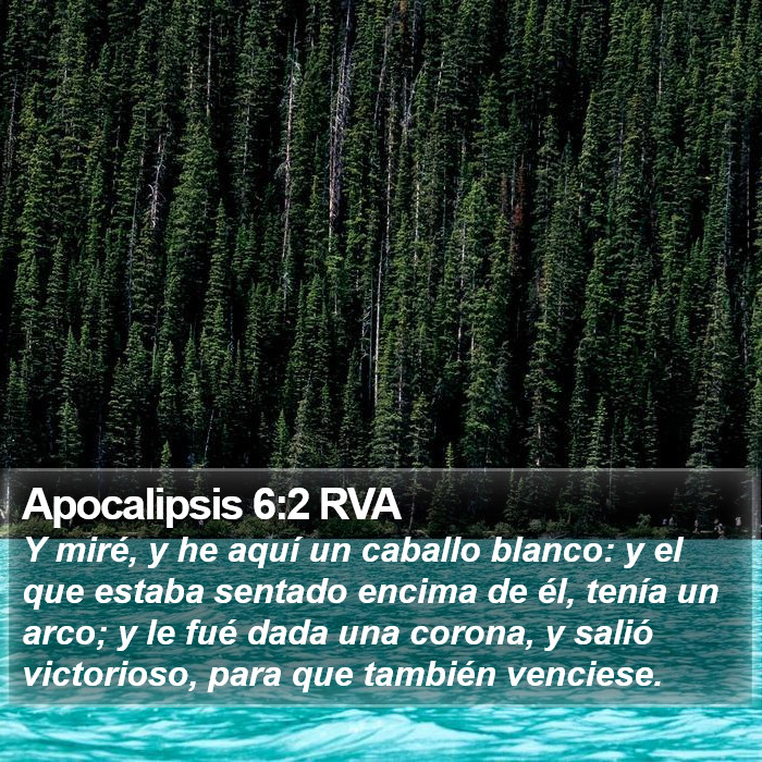 Apocalipsis 6:2 RVA Bible Study