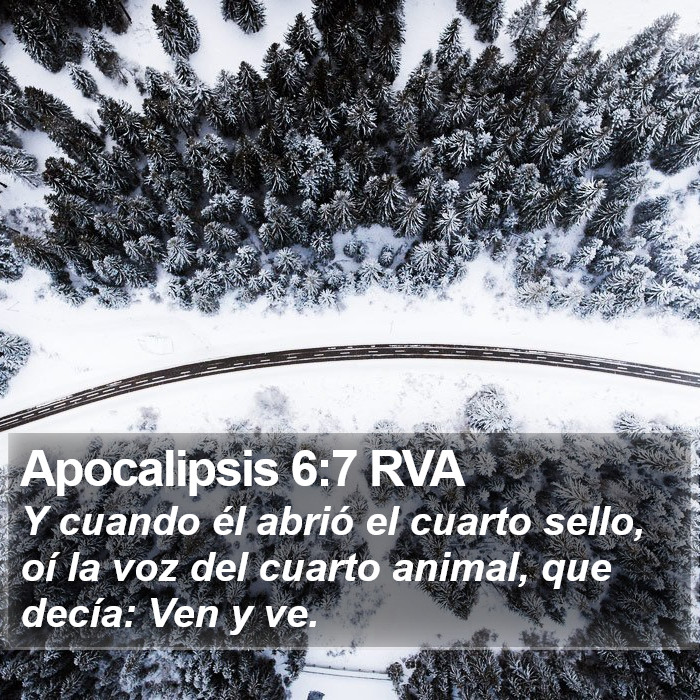 Apocalipsis 6:7 RVA Bible Study