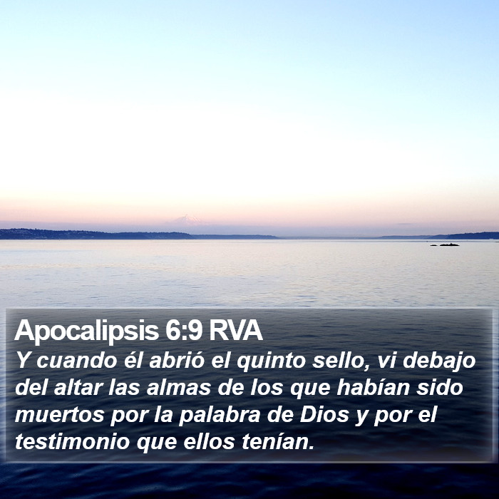 Apocalipsis 6:9 RVA Bible Study