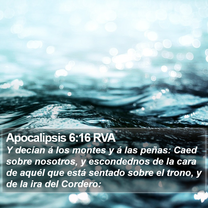 Apocalipsis 6:16 RVA Bible Study