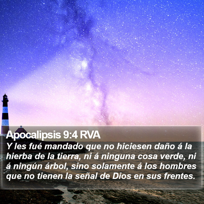 Apocalipsis 9:4 RVA Bible Study