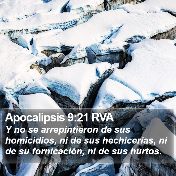 Apocalipsis 9:21 RVA Bible Study