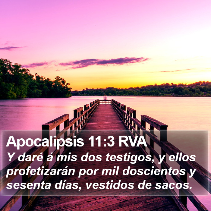 Apocalipsis 11:3 RVA Bible Study