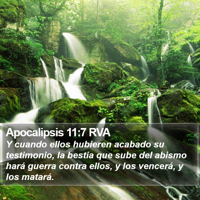 Apocalipsis 11:7 RVA Bible Study