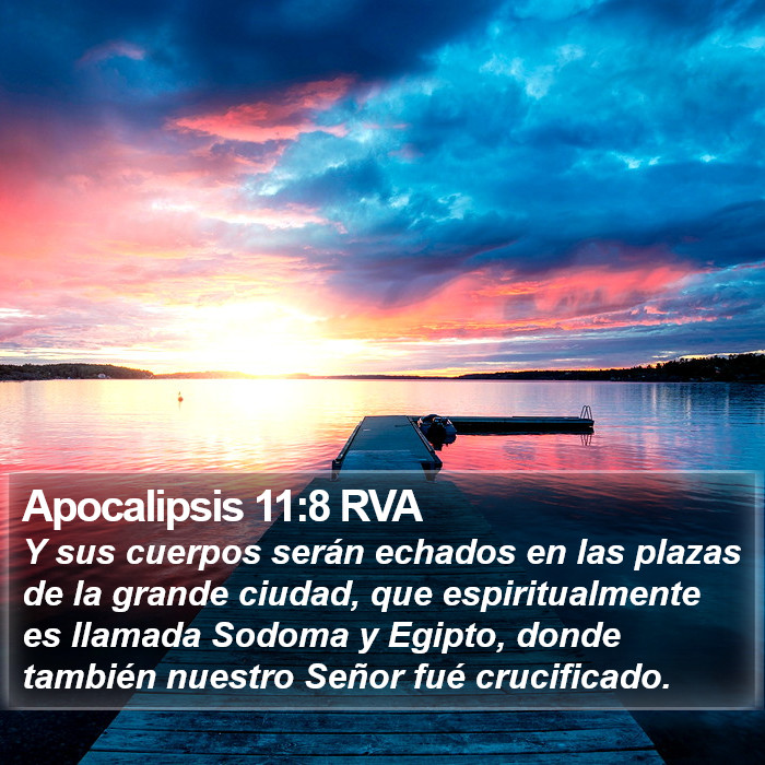 Apocalipsis 11:8 RVA Bible Study