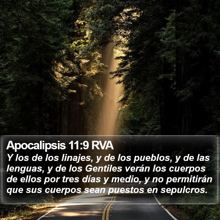 Apocalipsis 11:9 RVA Bible Study