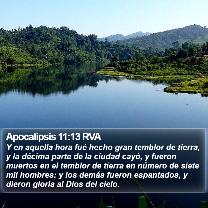 Apocalipsis 11:13 RVA Bible Study