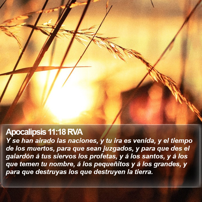 Apocalipsis 11:18 RVA Bible Study