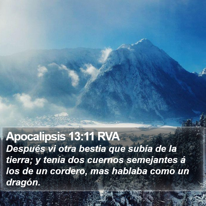 Apocalipsis 13:11 RVA Bible Study