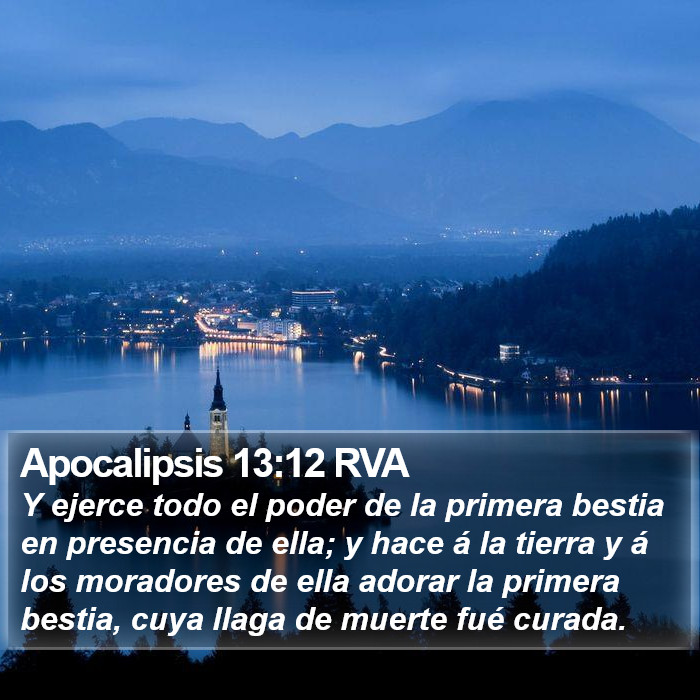 Apocalipsis 13:12 RVA Bible Study