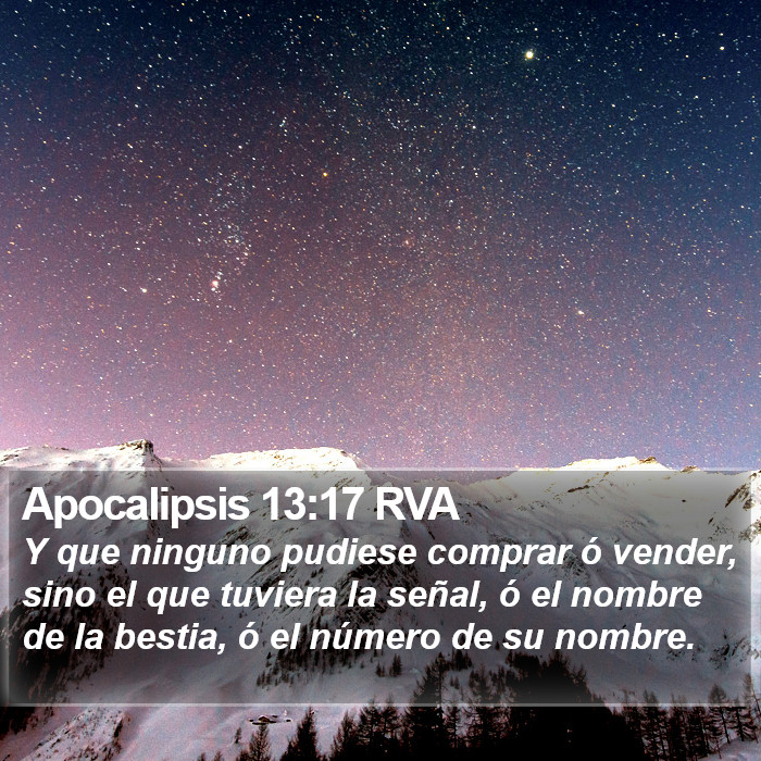 Apocalipsis 13:17 RVA Bible Study