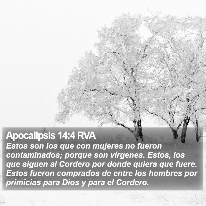 Apocalipsis 14:4 RVA Bible Study