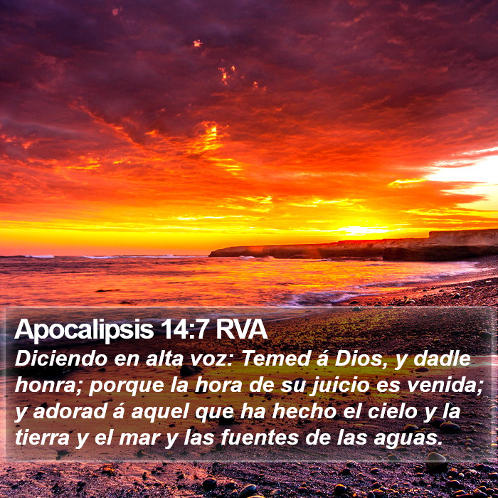 Apocalipsis 14:7 RVA Bible Study