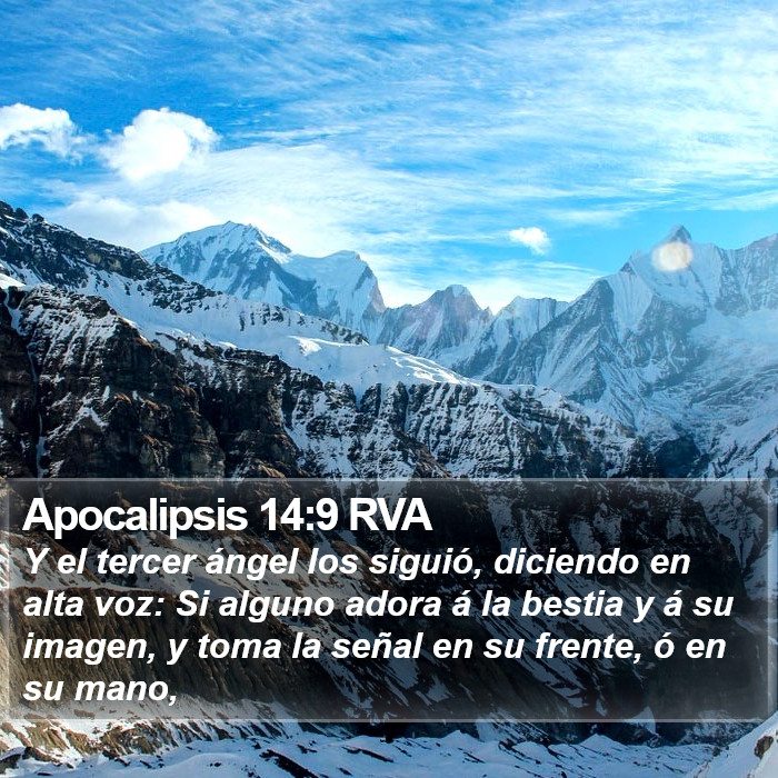 Apocalipsis 14:9 RVA Bible Study