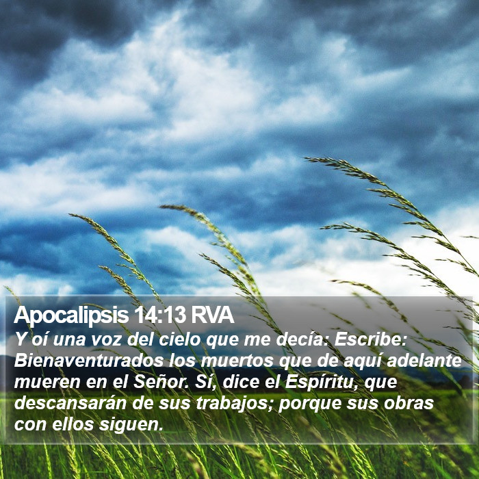 Apocalipsis 14:13 RVA Bible Study